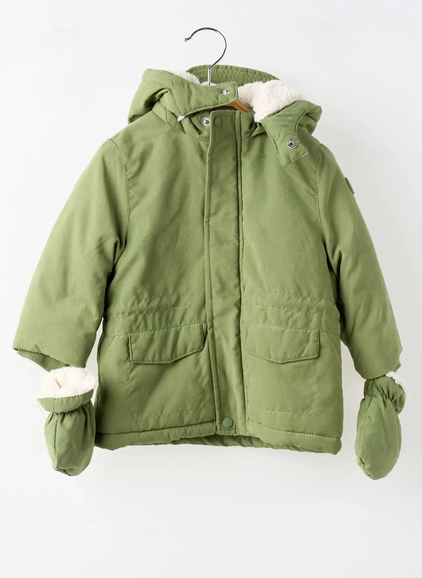 Parka Mayoral Vert A Capuche