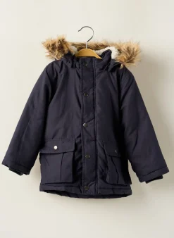 Parka Name It Bleu A Capuche