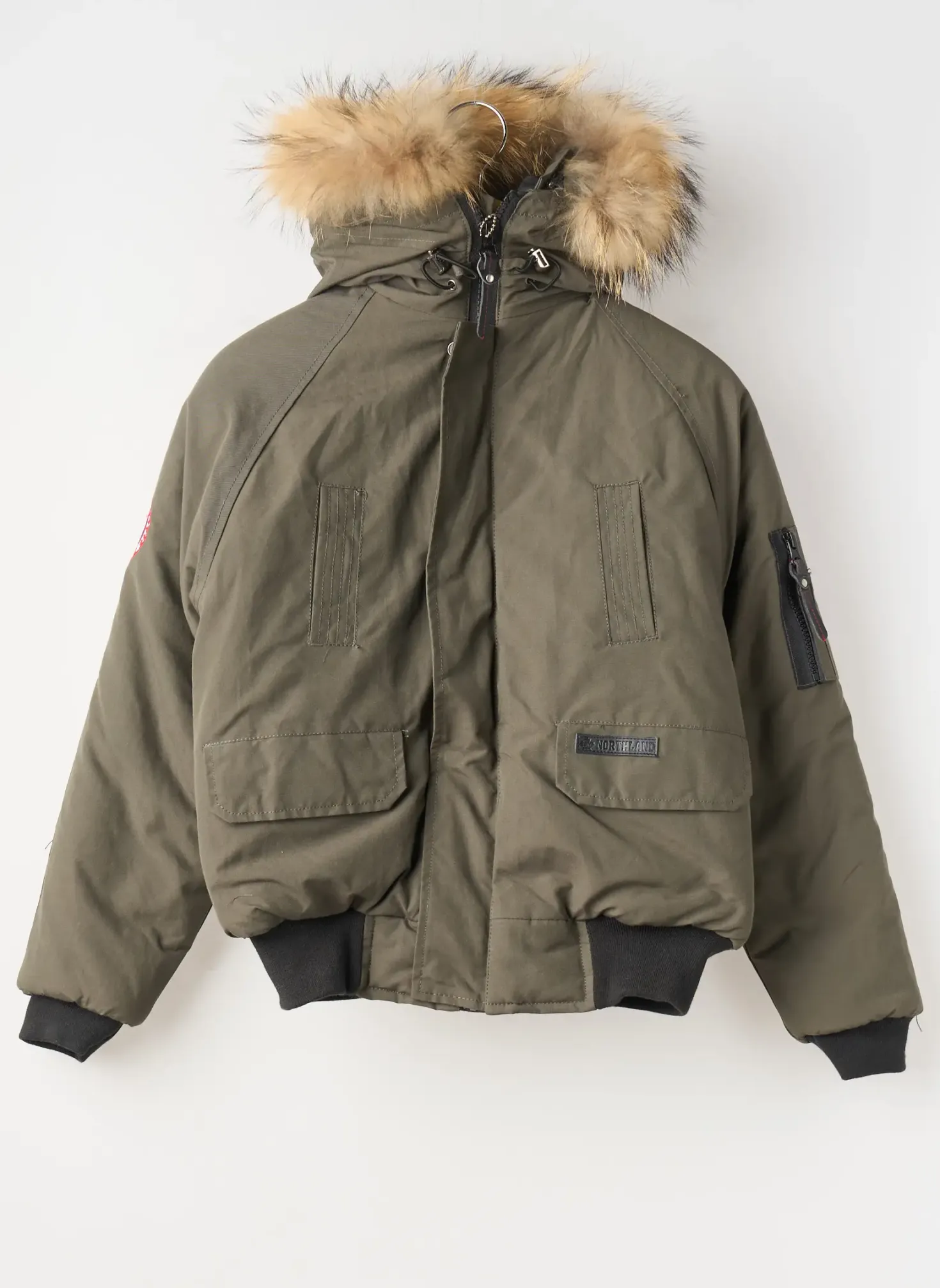 Parka Northland Vert A Capuche