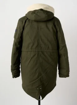 Parka Pioneer Vert A Capuche
