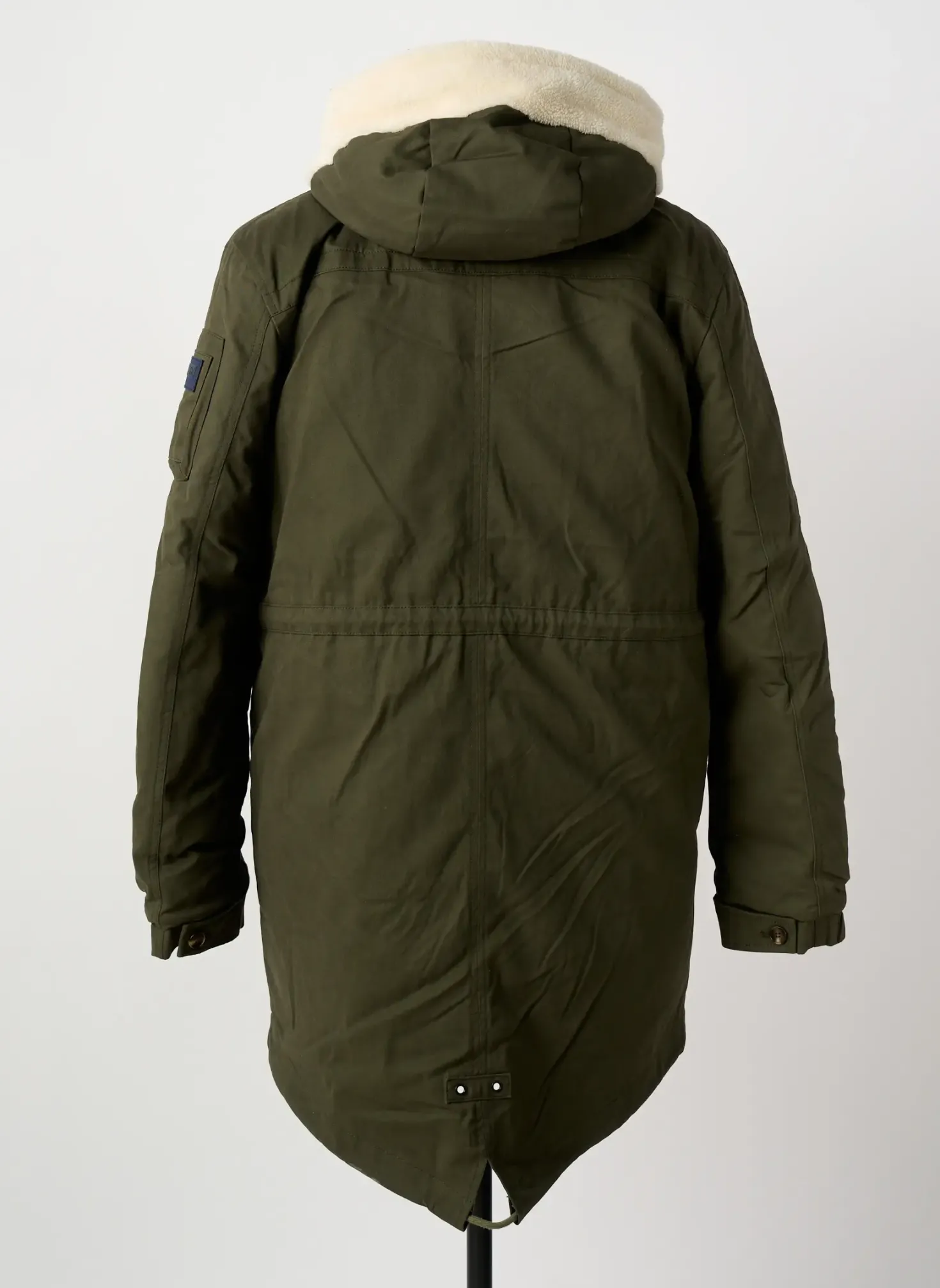 Parka Pioneer Vert A Capuche