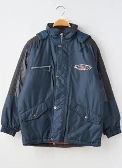 Parka Stenley Bleu A Capuche