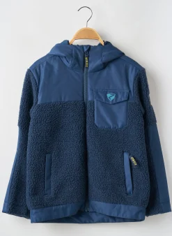 Parka Ziener Bleu A Capuche