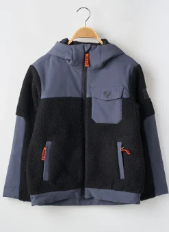 Parka Ziener Gris A Capuche