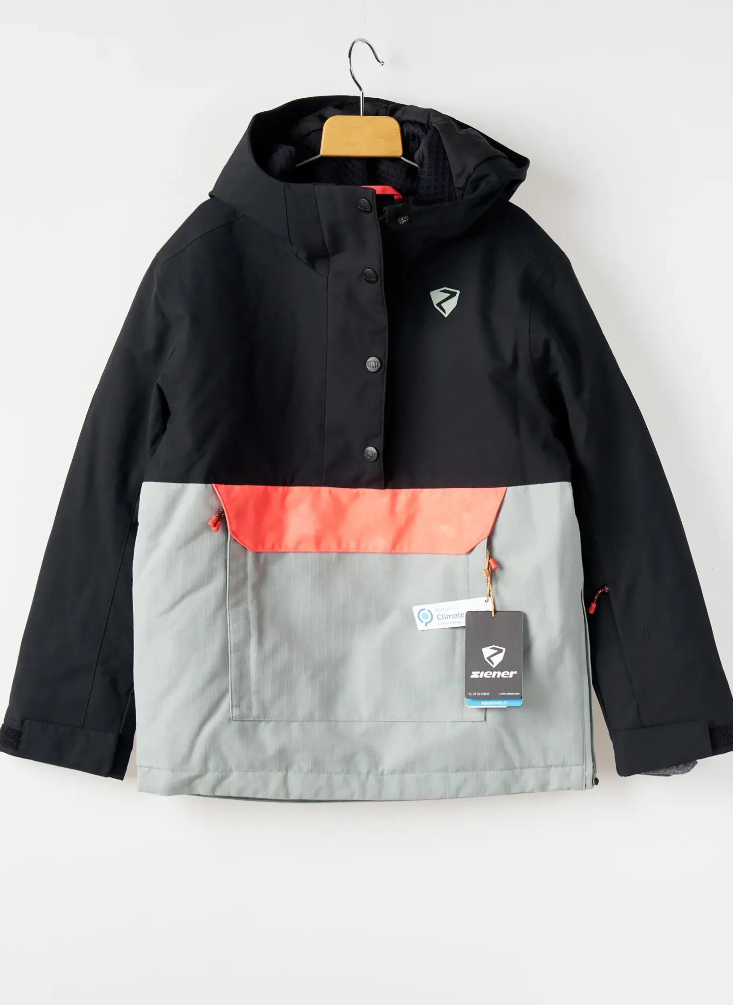 Parka Ziener Noir A Capuche