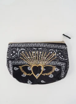Pochette Fleur De Pirate Noir