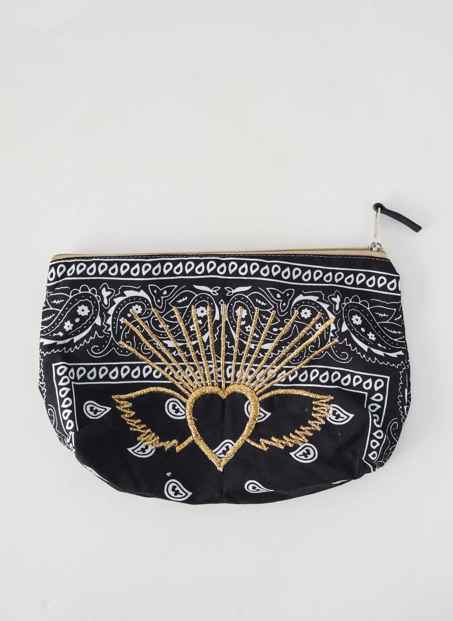 Pochette Fleur De Pirate Noir