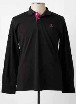 Polo Aristow Noir Manches Longues