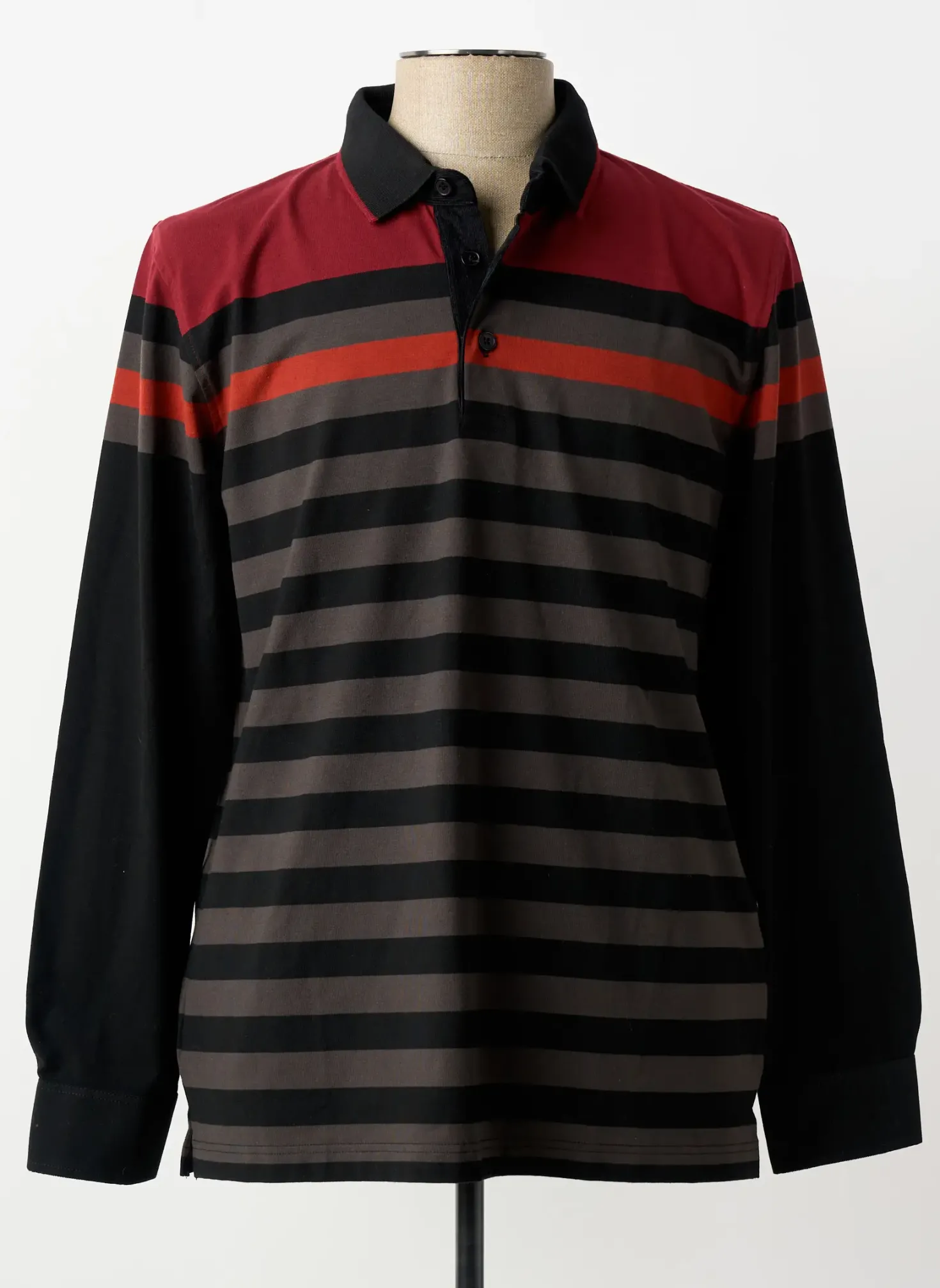 Polo Berac Noir Manches Longues