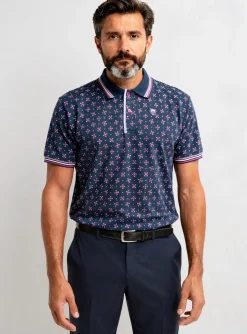 Polo Black Wellis Bleu Manches Courtes