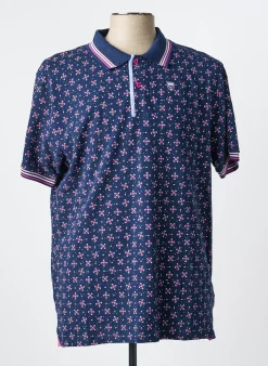 Polo Black Wellis Bleu Manches Courtes