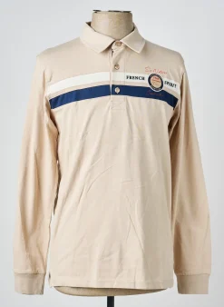 Polo Camberabero Beige Manches Longues