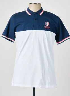 Polo Camberabero Bleu Manches Courtes
