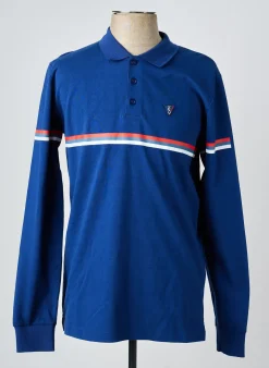 Polo Camberabero Bleu Manches Longues