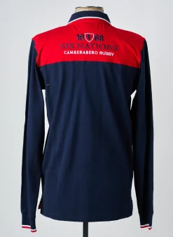 Polo Camberabero Bleu Manches Longues