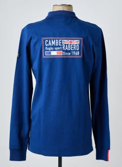 Polo Camberabero Bleu Manches Longues