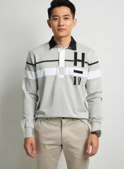 Polo Camberabero Gris Manches Longues