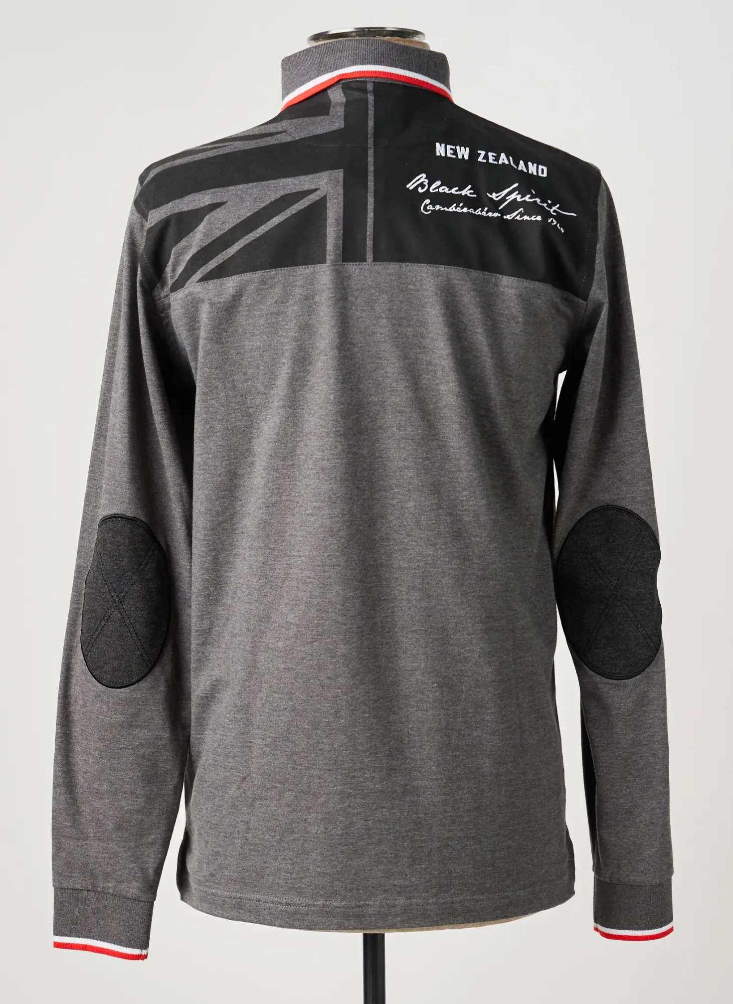Polo Camberabero Gris Manches Longues
