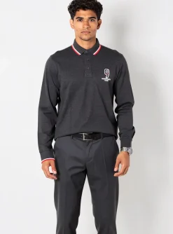 Polo Camberabero Gris Manches Longues