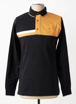 Polo Camberabero Noir Manches Longues