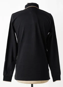 Polo Camberabero Noir Manches Longues