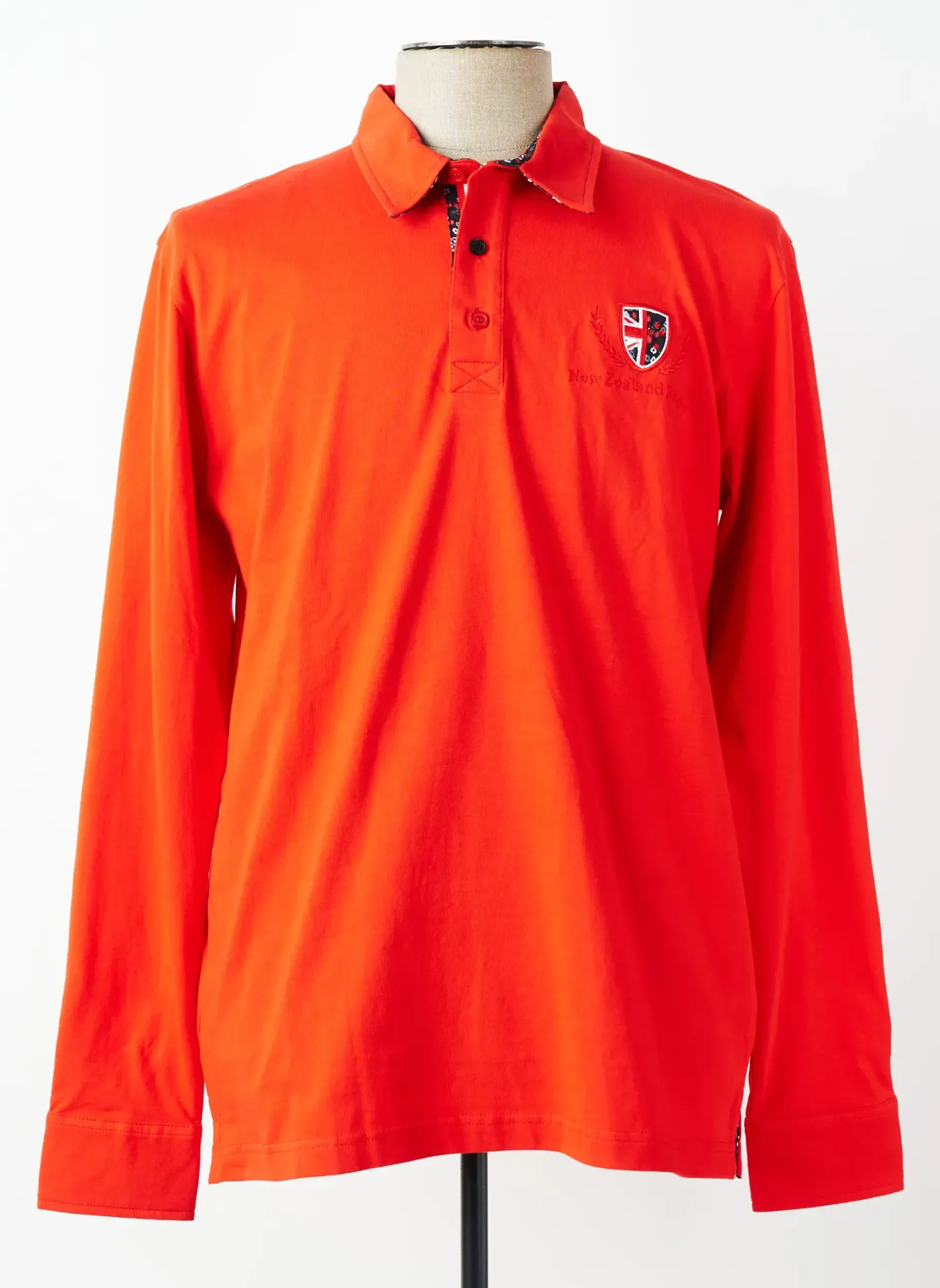 Polo Camberabero Orange Manches Longues
