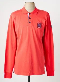Polo Camberabero Rouge Manches Longues