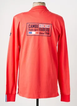 Polo Camberabero Rouge Manches Longues