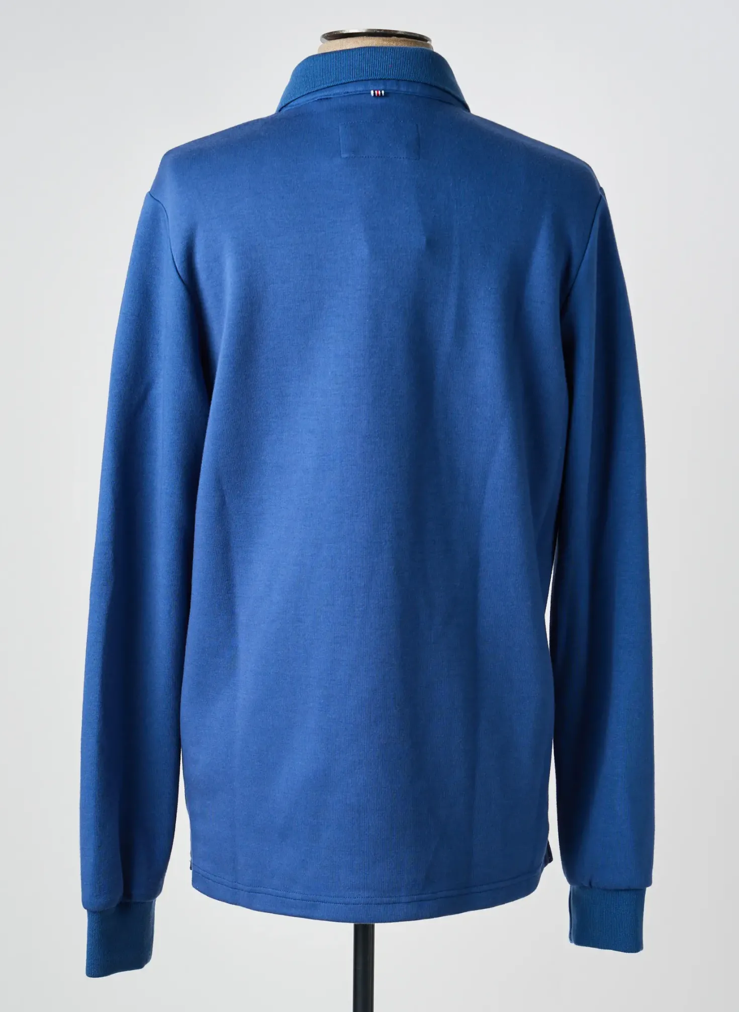 Polo Cambridge Bleu Manches Longues