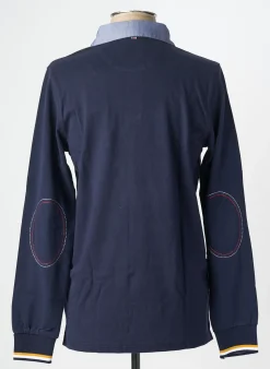 Polo Cambridge Bleu Manches Longues