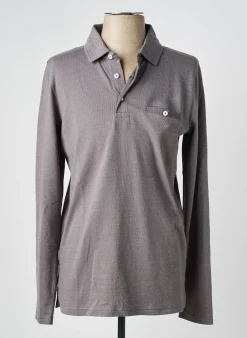 Polo Cambridge Gris Manches Longues