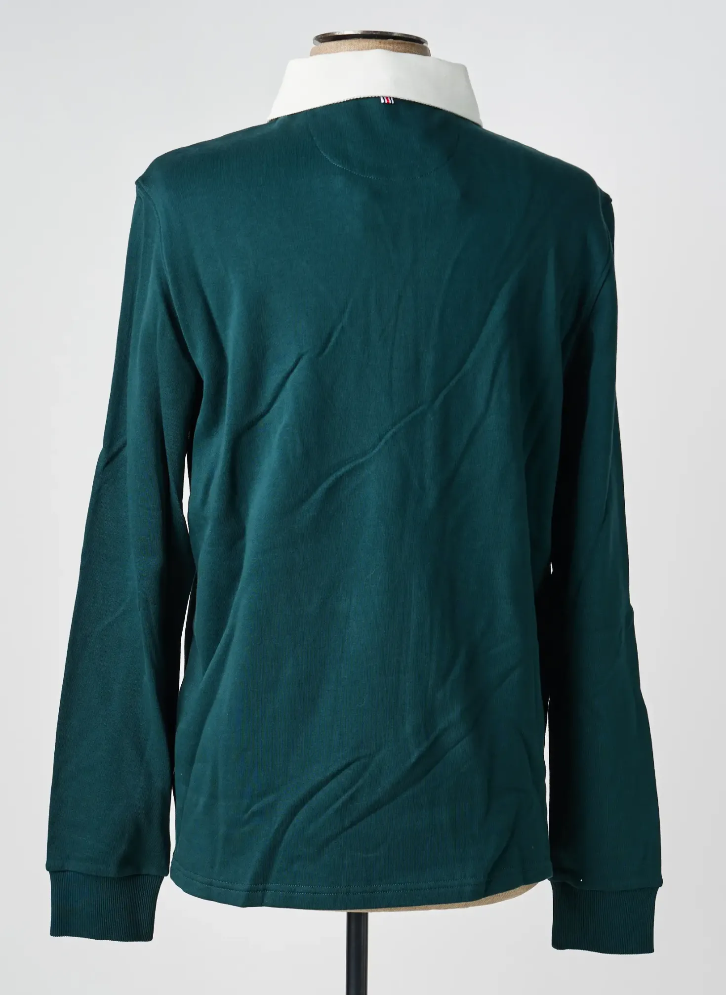 Polo Cambridge Vert Manches Longues