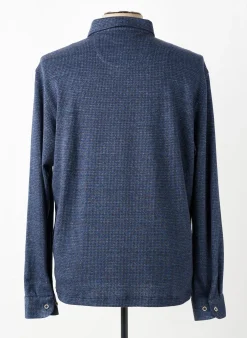 Polo Dario Beltran Bleu Manches Longues