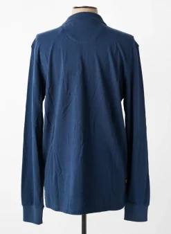 Polo Daytona Bleu Manches Longues