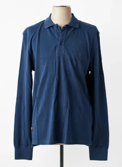 Polo Daytona Bleu Manches Longues