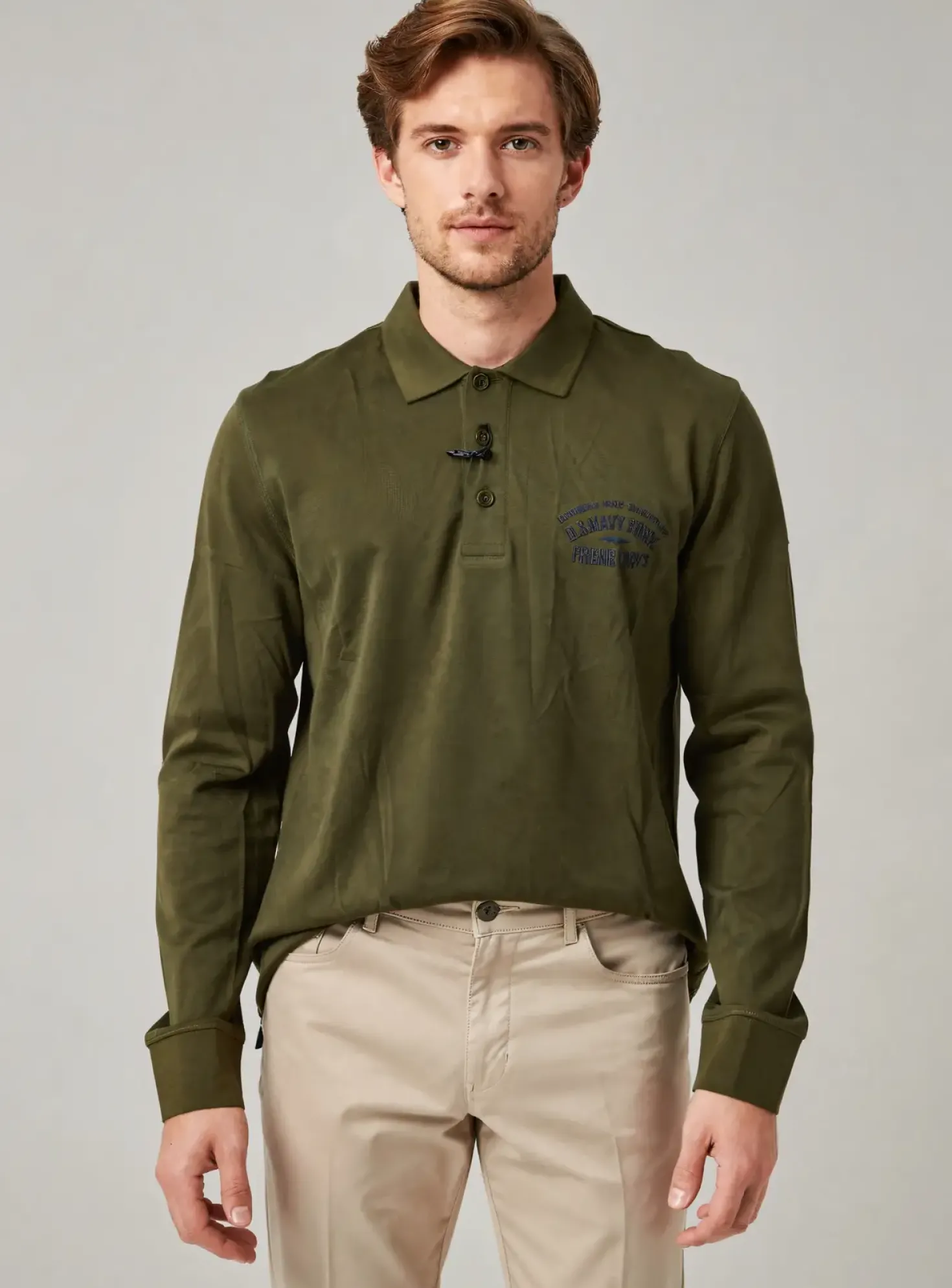 Polo Daytona Vert Manches Longues