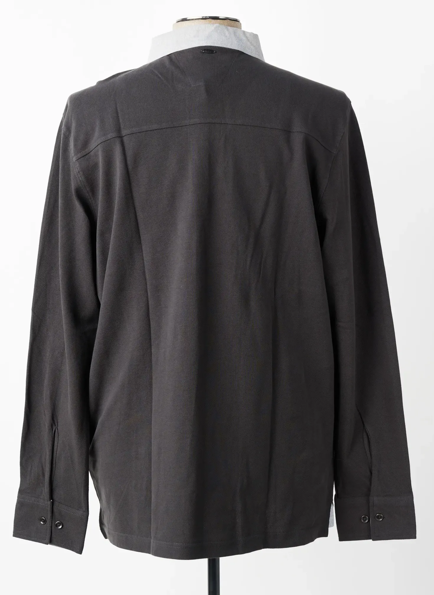 Polo Delahaye Gris Manches Longues