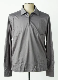 Polo Desoto Gris Manches Longues