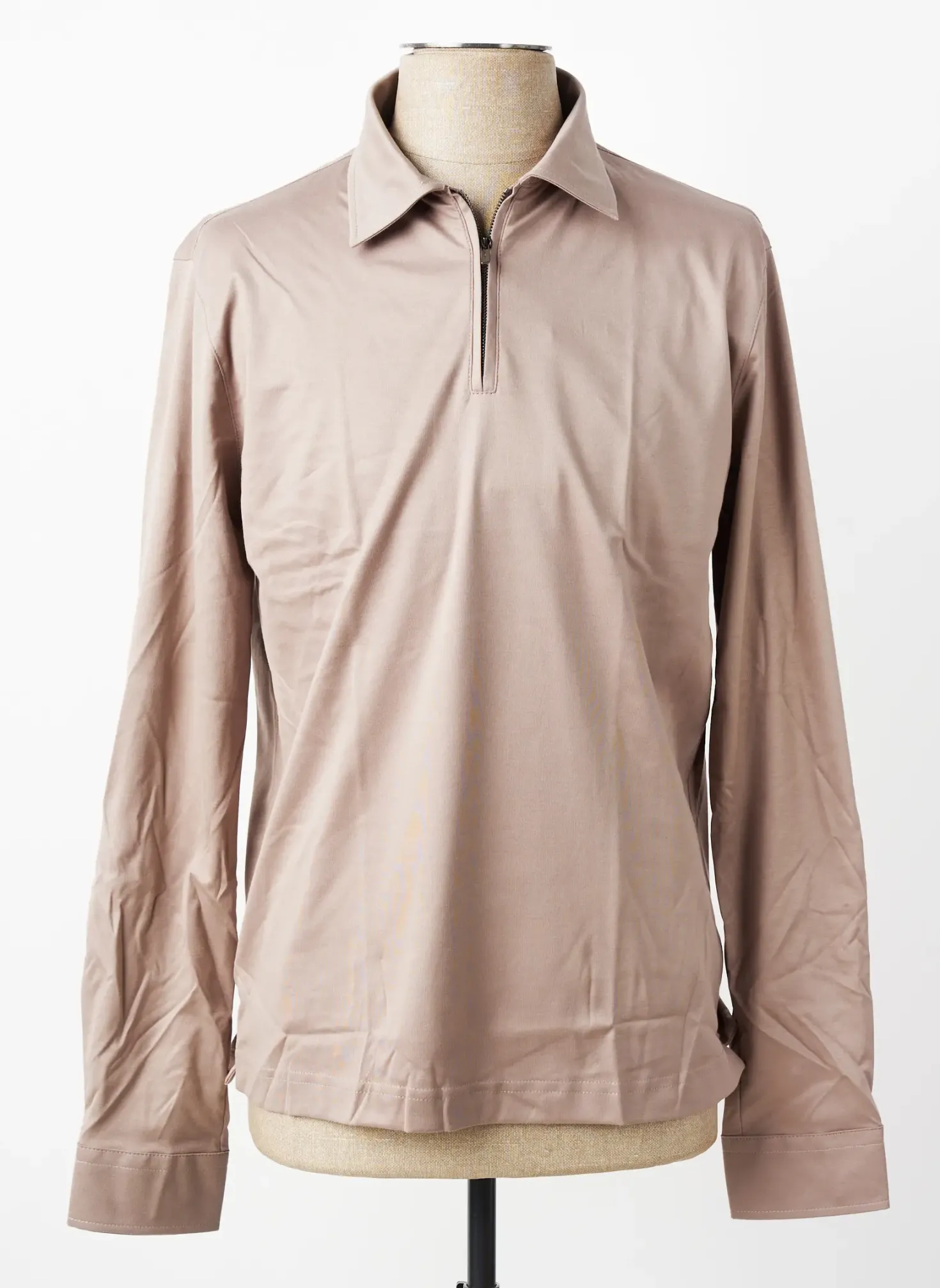 Polo Desoto Marron Manches Longues