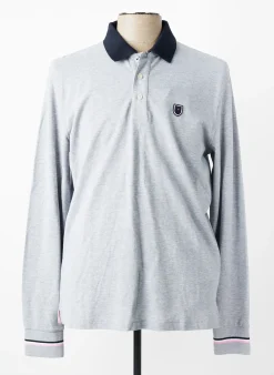 Polo Eden Park Gris Manches Longues