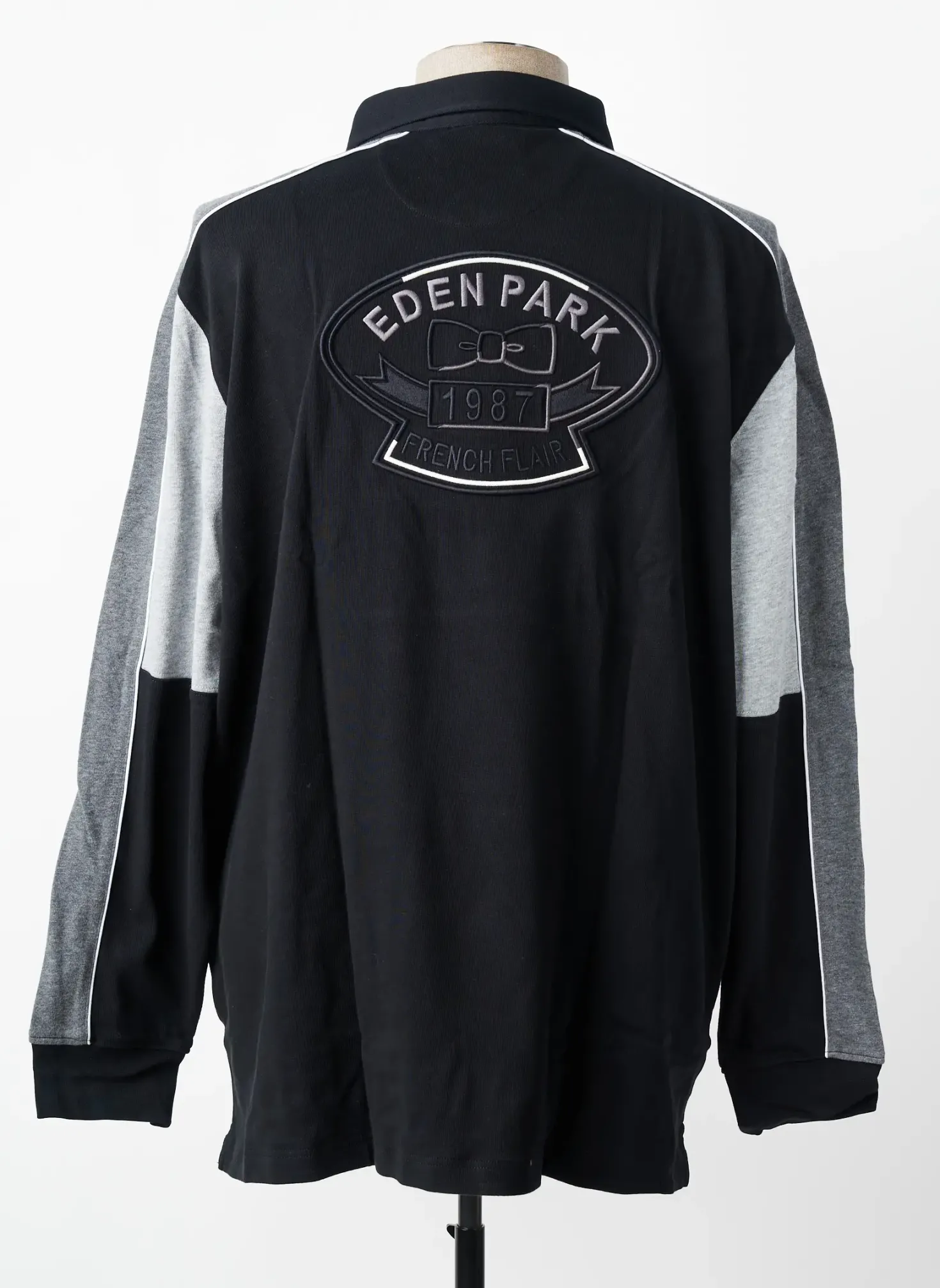 Polo Eden Park Gris Manches Longues