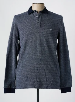 Polo Fynch-hatton Bleu Manches Longues