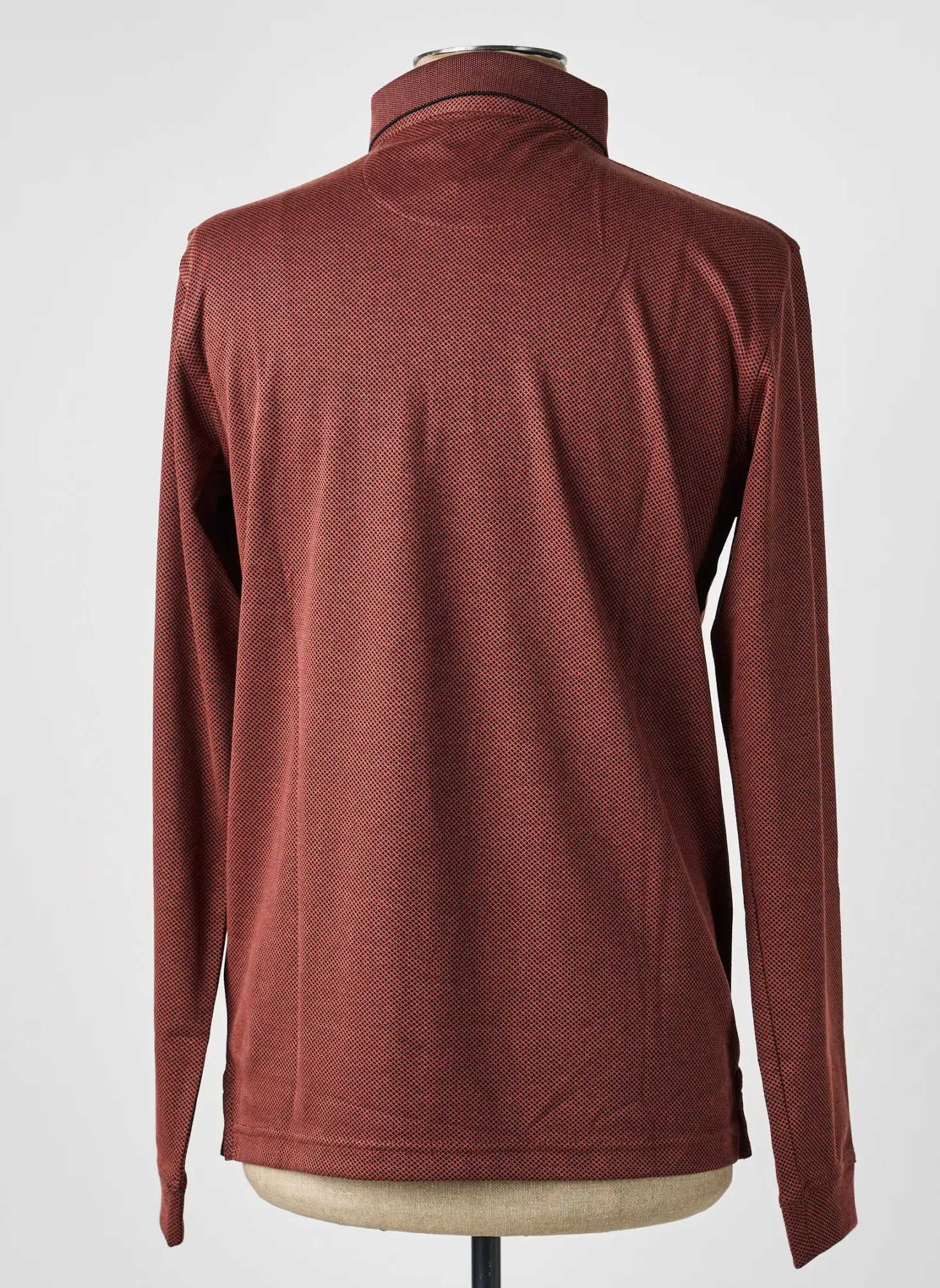 Polo Hajo Marron Manches Longues
