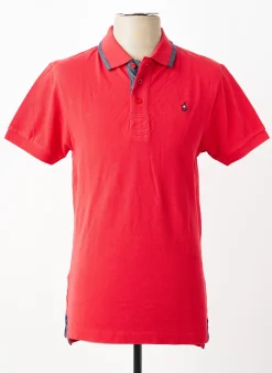 Polo Harper&flint Rouge Manches Courtes