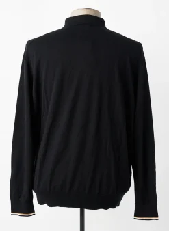 Polo Hugo Boss Noir Manches Longues