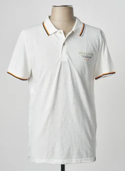 Polo Jack & Jones Blanc