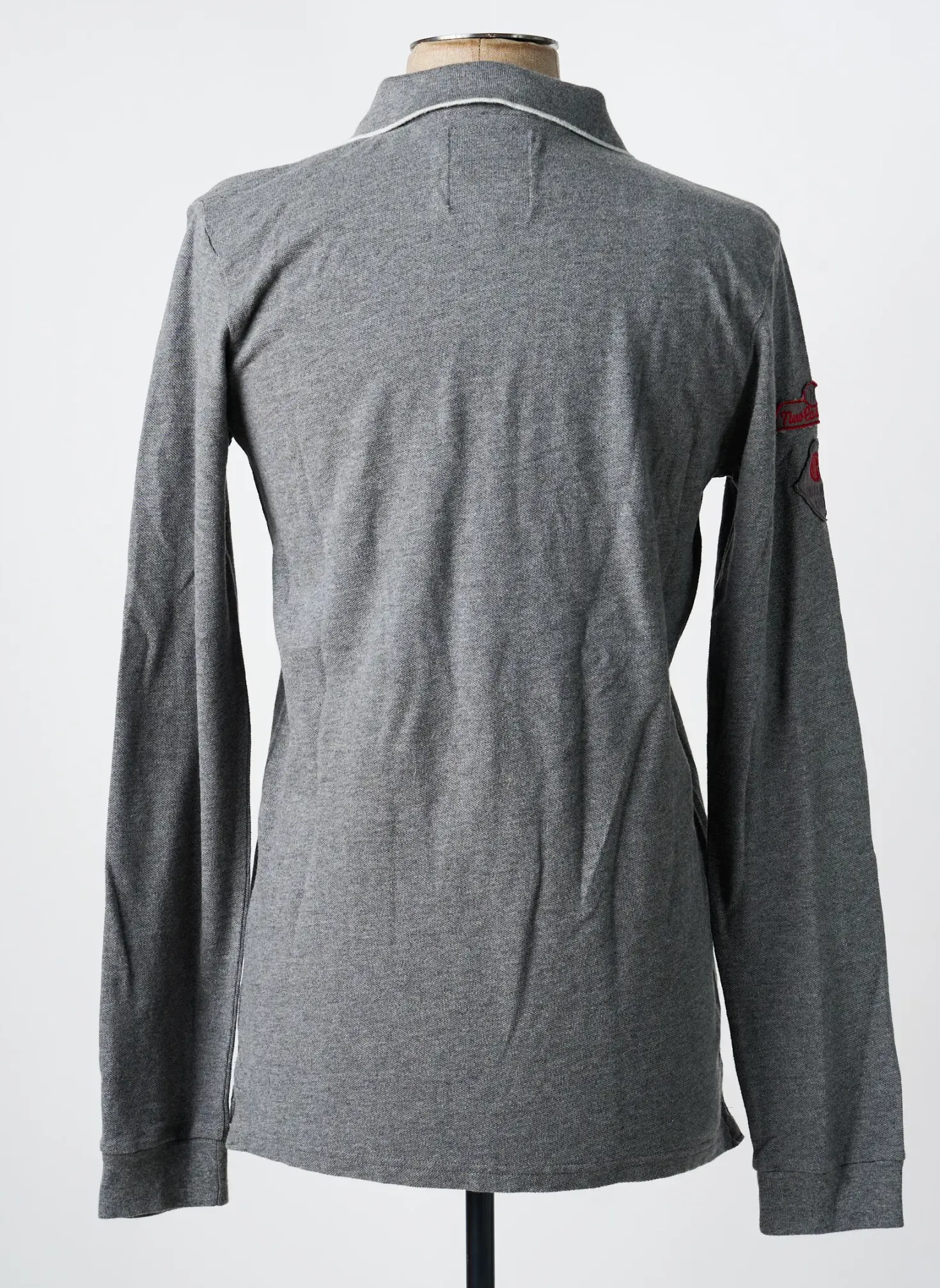 Polo Japan Rags Gris Manches Longues