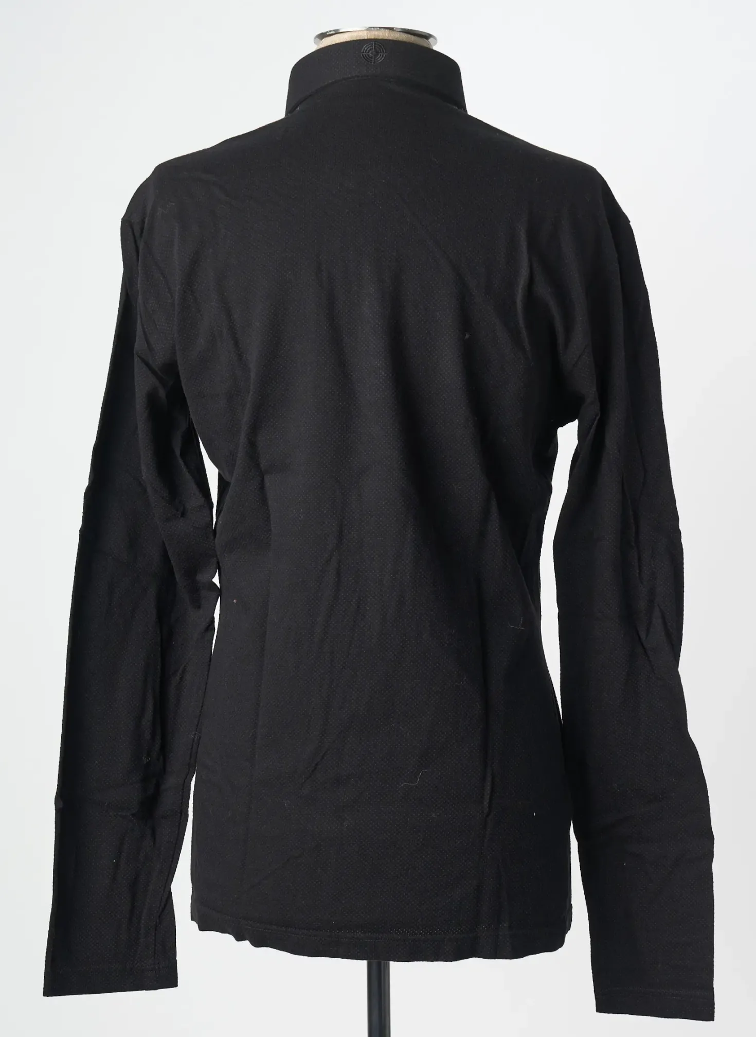 Polo La Cible Rouge Noir Manches Longues
