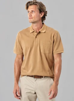 Polo Lee Cooper Beige Manches Courtes