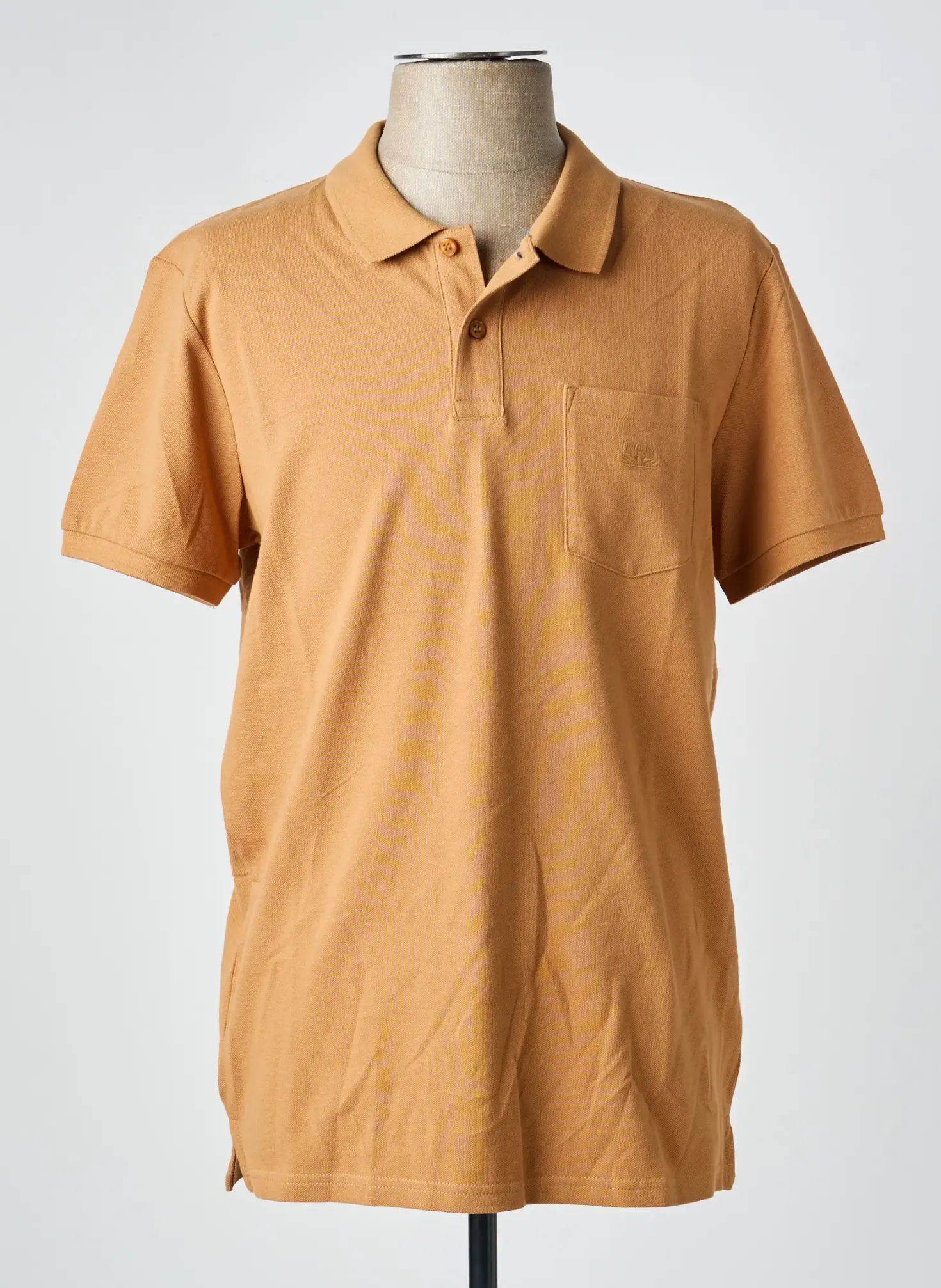 Polo Lee Cooper Beige Manches Courtes